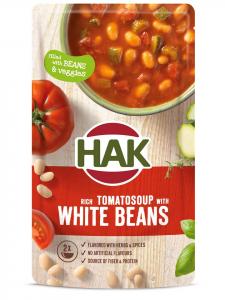 Tomato soup with white beans